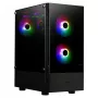 GAMDIAS Talos E3 RGB Midi-Tower ATX -kotelo karkaistulla lasisivupaneelilla (musta)