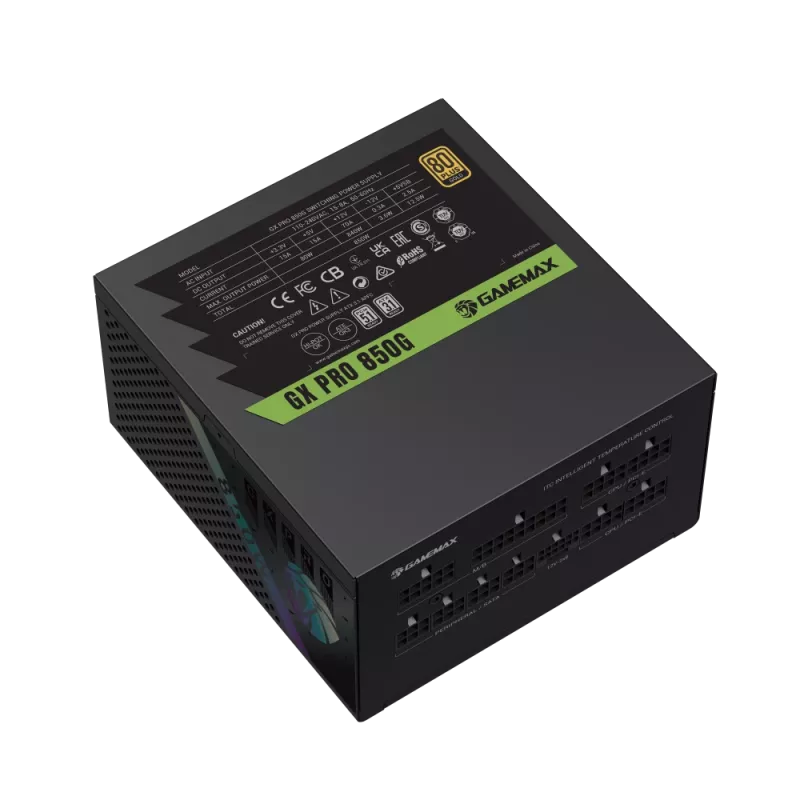 GAMEMAX GX PRO 850G 850W Gold Modular -virtalähde