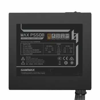 GAMEMAX MAX P550B 550W Bronze Non-Modular -virtalähde