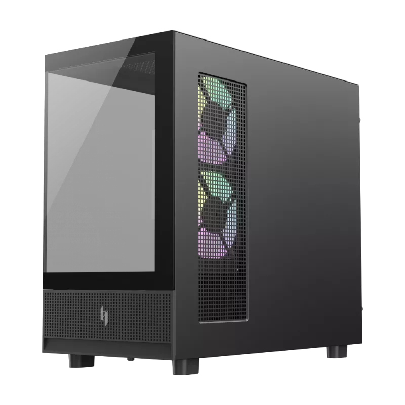GAMEMAX NEX C31 BK Mid Tower -tietokonekotelo, MATX/BTF, musta