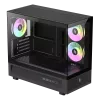 GAMEMAX NEX C31 BK Mid Tower -tietokonekotelo, MATX/BTF, musta