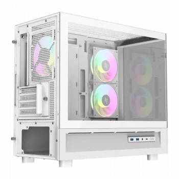 GAMEMAX NEX C31 WH M-ATX/BTF -tietokonekotelo valkoinen