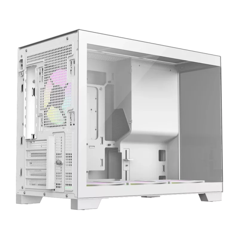 Gamemax NEX C33 WH M-ATX/BTF -tietokonekotelo valkoinen
