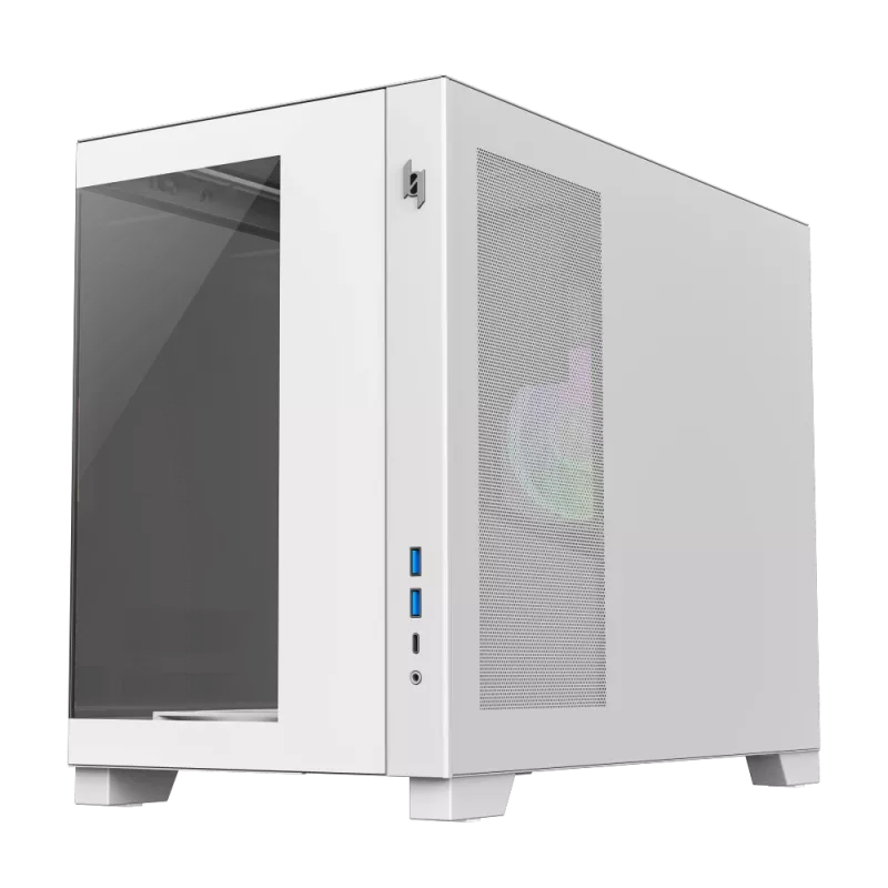 Gamemax NEX C33 WH M-ATX/BTF -tietokonekotelo valkoinen