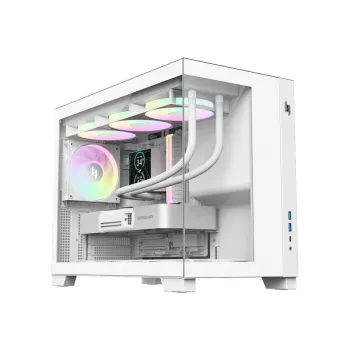 Gamemax NEX C33 WH M-ATX/BTF -tietokonekotelo valkoinen