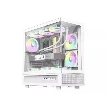 Gamemax NEX C51 WH ATX/BTF Mid Tower -tietokonekotelo valkoinen