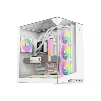 GAMEMAX NEX C56 VC WH ATX -kotelo valkoinen