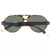 GANT GRS2003TOBLK2 miesten suorakaiteen muotoiset aurinkolasit - musta kehys, harmaat linssit, 58 mm