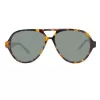 GANT GRS2003TOBLK2 miesten suorakaiteen muotoiset aurinkolasit - musta kehys, harmaat linssit, 58 mm