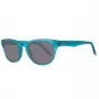 GANT unisex-aurinkolasit GR200549L13 - kulmikas kokokehys muovikehys, UV400-suoja, 49 mm linssi