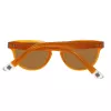 GANT unisex-aurinkolasit GRS2005MOR-1 ruskea muovikehys harmaat polykarbonaattilinssit 49mm