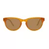 GANT unisex-aurinkolasit GRS2005MOR-1 ruskea muovikehys harmaat polykarbonaattilinssit 49mm