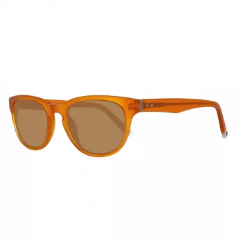 GANT unisex-aurinkolasit GRS2005MOR-1 ruskea muovikehys harmaat polykarbonaattilinssit 49mm