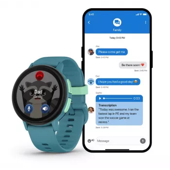 Garmin Bounce 2 GPS Wi-Fi LTE lasten kello turkoosi