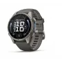 Garmin Fenix 9 – 43mm, titaani Pebble Grey silikonirannekkeella