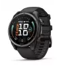 Garmin fenix 9 – 47 mm, Carbon Grey DLC -titaani, musta silikoniranneke