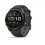 Garmin Fenix 9 Pro – 47 mm Carbon Gray DLC Titanium, musta/pebble grey -silikoniranneke