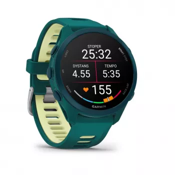 Garmin Forerunner 170 Music, Teal Green Teal Green/Citron-rannekkeella