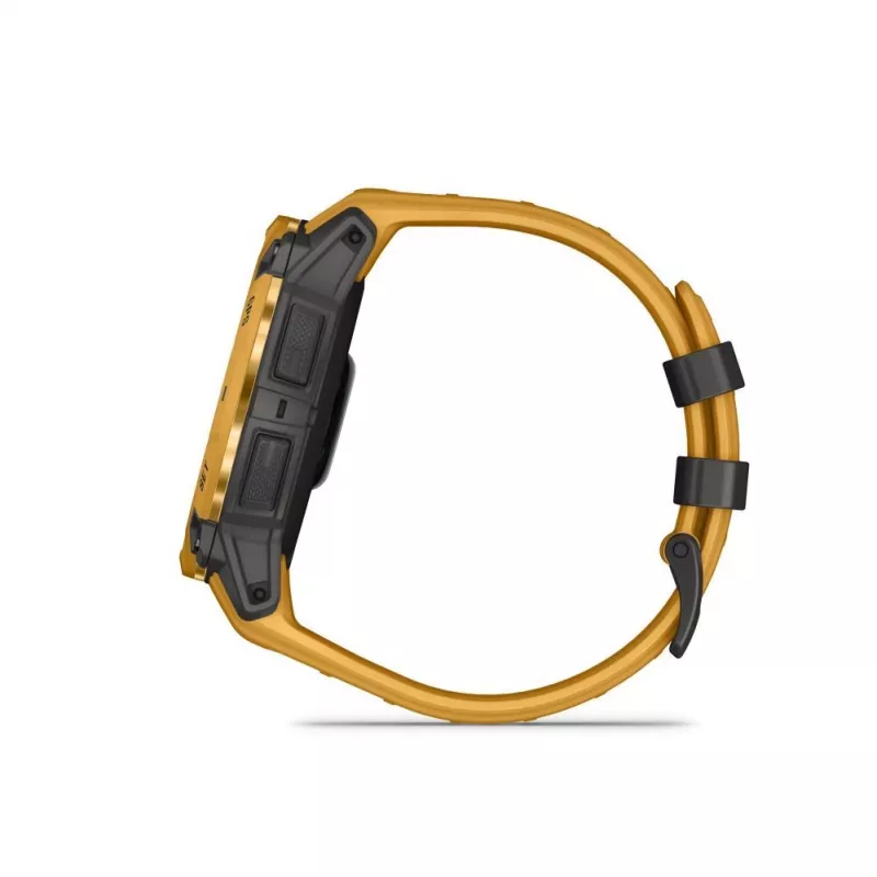 Garmin Instinct 3 – 50 mm, Solar Sunburst, Sunburst/harmaa ranneke