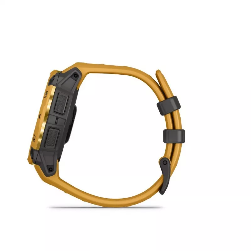 Garmin Instinct 3 Solar 45mm GPS-älykello Sunburst, Sunburst/harmaa ranneke