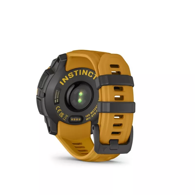 Garmin Instinct 3 Solar 45mm GPS-älykello Sunburst, Sunburst/harmaa ranneke