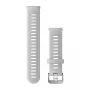 Garmin Quick Release -silikoniranneke Venu-, Forerunner 645-, 245-, 55 -kelloihin – valkoinen