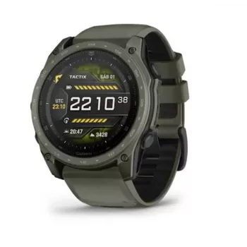 Garmin tactix 8 AMOLED -älykello 51 mm Cerakote Applied Ballistics Ultralight -laskurilla, oliivinvihreä