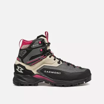 Garmont Akron Mid GTX naisten vaelluskengät harmaa/vadelmanpunainen koko 37