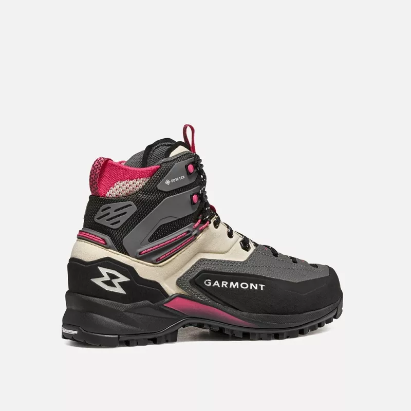 Garmont Akron Mid GTX naisten vaelluskengät harmaa/vadelmanpunainen koko 39