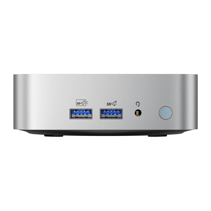GEEKOM A8 Mini PC, AMD Ryzen 7 8745HS, 16GB DDR5, 1TB PCIe Gen4 SSD, Windows 11 Pro, musta