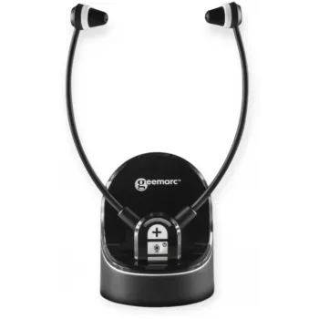 Geemarc CL7370 langaton leuka-headset mikrofonilla - musta