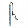 Gembird 7-porttinen USB 3.2 Gen 2 -keskitin - 6x USB-A 2.0 + 1x USB-A 3.2, hopea