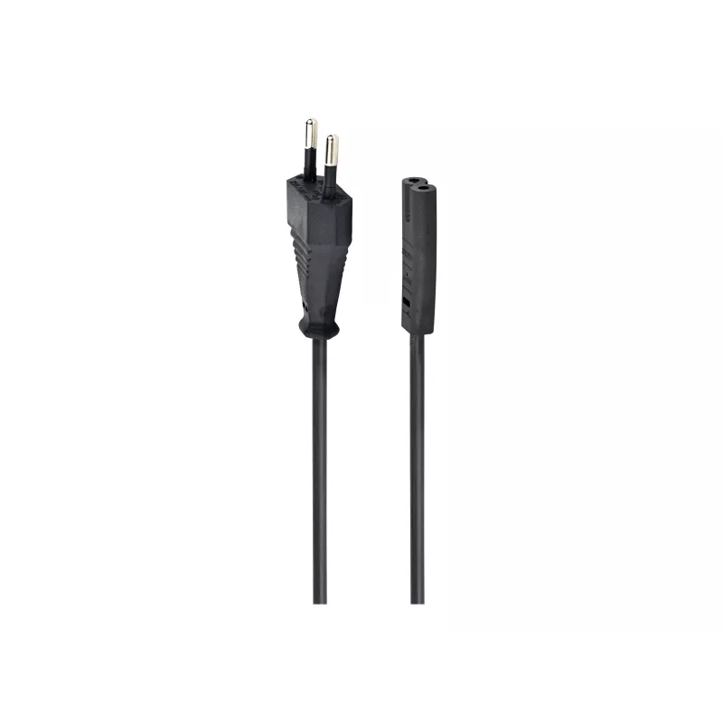 GEMBIRD Cablexpert PC-184-VDE virtakaapeli, C7, VDE-hyväksytty, musta, 1,8 m