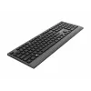Gembird KB-MCH-06 ohut langallinen multimedianäppäimistö Type-C-sovittimella, US-asettelu, musta