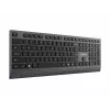 Gembird KB-MCH-06 ohut langallinen multimedianäppäimistö Type-C-sovittimella, US-asettelu, musta