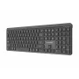 Gembird KB-WPS-03 Dual-Mode Pro-Business Slim langaton näppäimistö, 2.4G + Bluetooth, US Layout, musta