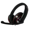 Gembird MHS-001 stereo-headset äänenvoimakkuuden säädöllä, johdollinen, Over-Ear, musta