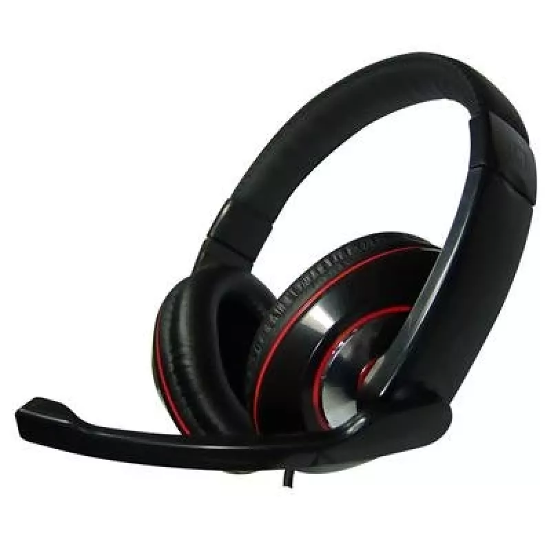 Gembird MHS-001 stereo-headset äänenvoimakkuuden säädöllä, johdollinen, Over-Ear, musta