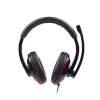 Gembird MHS-001 stereo-headset äänenvoimakkuuden säädöllä, johdollinen, Over-Ear, musta