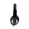 Gembird MHS-001 stereo-headset äänenvoimakkuuden säädöllä, johdollinen, Over-Ear, musta