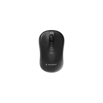 Gembird MUSW2-4B-01 kaksitoiminen langaton hiiri (2,4 GHz + Bluetooth 5.0) 1600 DPI optisella anturilla, 4 painiketta, molempikätinen, musta