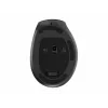 Gembird MUSW3-9B-01 kolmitilainen langaton ergonominen hiiri (2,4 GHz + Bluetooth + USB-C), 2400 DPI, 9 painiketta, musta