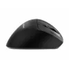 Gembird MUSW3-9B-01 kolmitilainen langaton ergonominen hiiri (2,4 GHz + Bluetooth + USB-C), 2400 DPI, 9 painiketta, musta