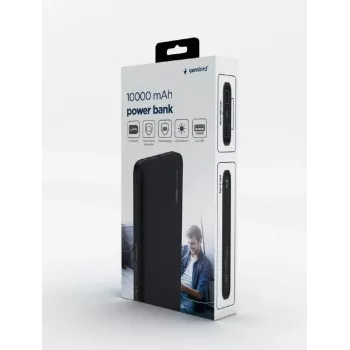 Gembird PB10-01 varavirtalähde 10000 mAh musta
