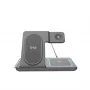 Gembird TA-WPC31A-01-BK 3-in-1 taitettava langaton latausteline, 15W, Apple Watch, musta