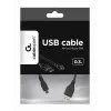 Gembird USB 2.0 -kaapeli Micro-USB AM-MBM5P 0,3m musta