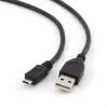 Gembird USB 2.0 -kaapeli Micro-USB AM-MBM5P 0,3m musta