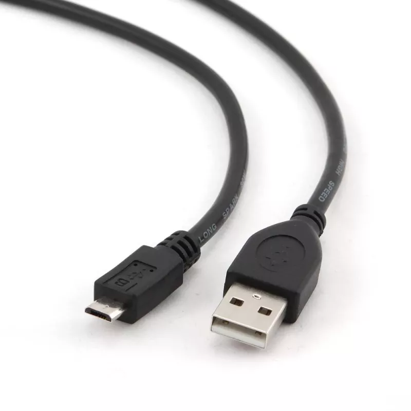 Gembird USB 2.0 -kaapeli Micro-USB AM-MBM5P 0,3m musta