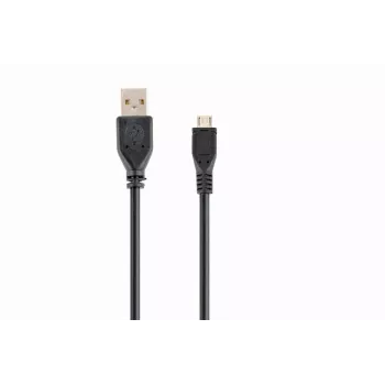 Gembird USB 2.0 -kaapeli Micro-USB AM-MBM5P 0,3m musta