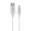 GEMBIRD USB 2.0 - Micro-USB-kaapeli 1 m musta/valkoinen
